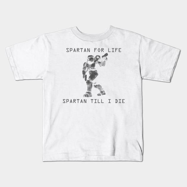 SPARTAN TILL I DIE! Kids T-Shirt by RodeoEmpire